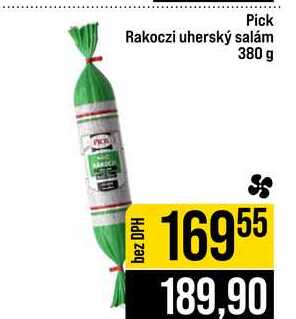 Pick Rakoczi uherský salám 380 g 