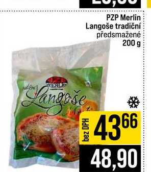 PZP Merlin Langoše tradiční předsmažené 200 g