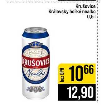 Krušovice Královsky hořké nealko 0,5l