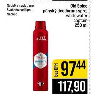 Old Spice pánský deodorant sprej whitewater captain 250 ml 