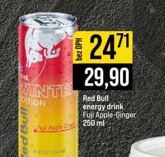 Red Bull energy drink Fut Apple Cap 250 ml