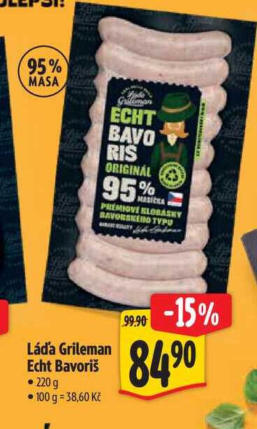 Láďa Grileman Echt Bavoriš 220 g