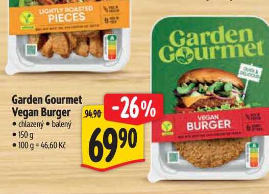 Garden Gourmet Vegan Burger 150 g