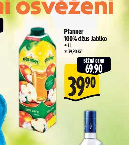   Pfanner 100% džus Jablko 1 l