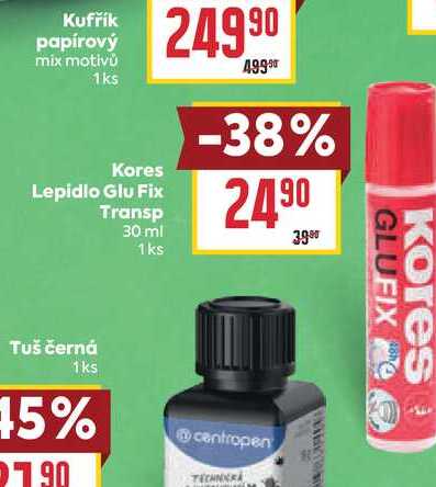 Kores Lepidlo Glu Fix Transp 30 ml 1ks