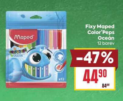 Fixy Maped Color'Peps Oceán 12 barev