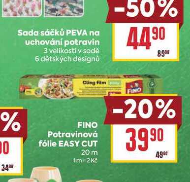 FINO Potravinová fólie EASY CUT 20 m