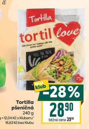 Tortilla pšeničná 240 g