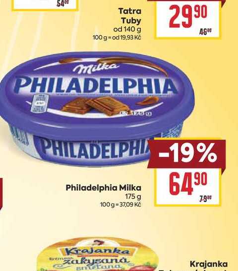 Philadelphia Milka 175 g