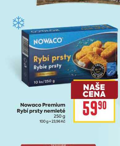 Nowaco Premium Rybí prsty nemleté 250 g 