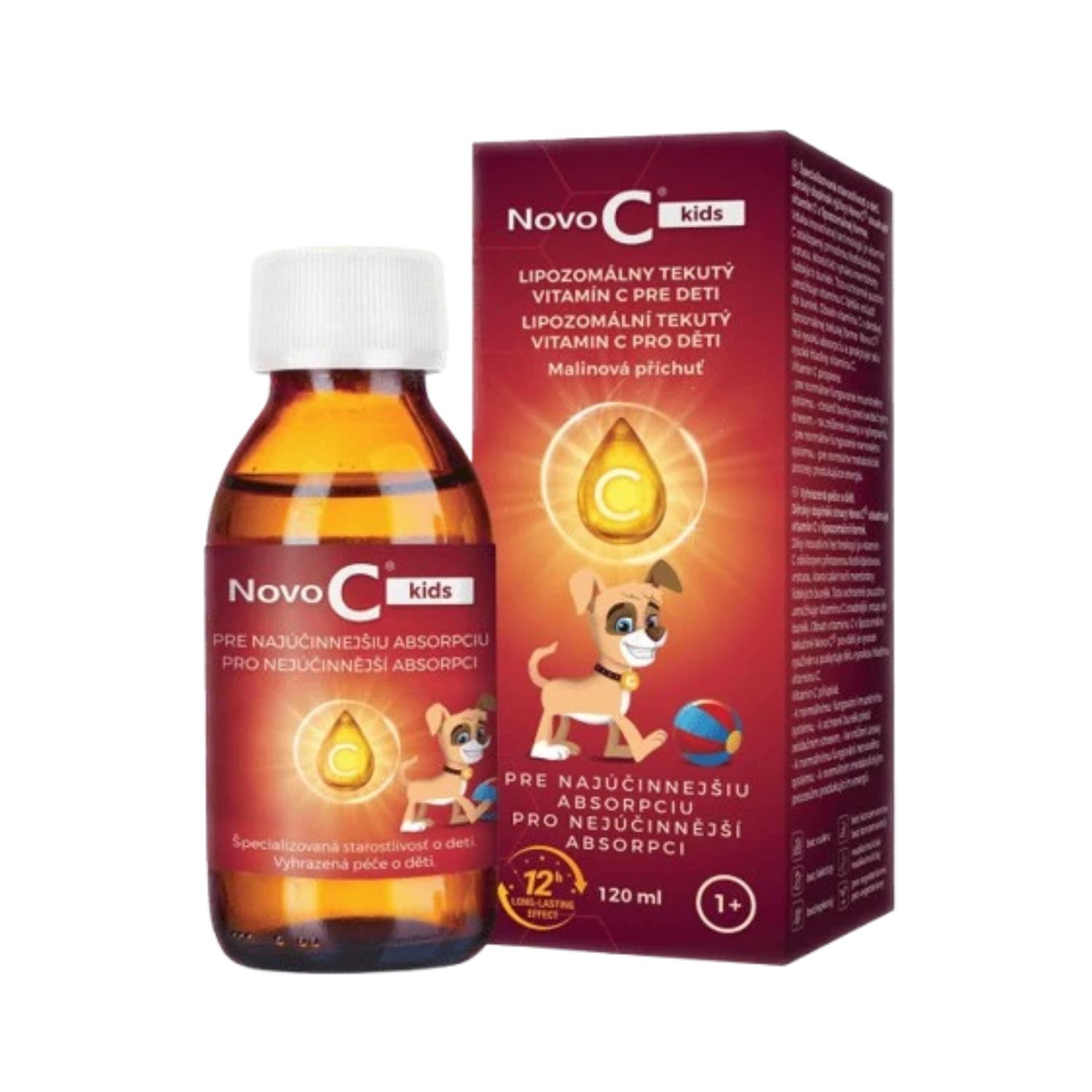 Novo C Kids lipozomální tekutý vitamín C 120 ml 1r+