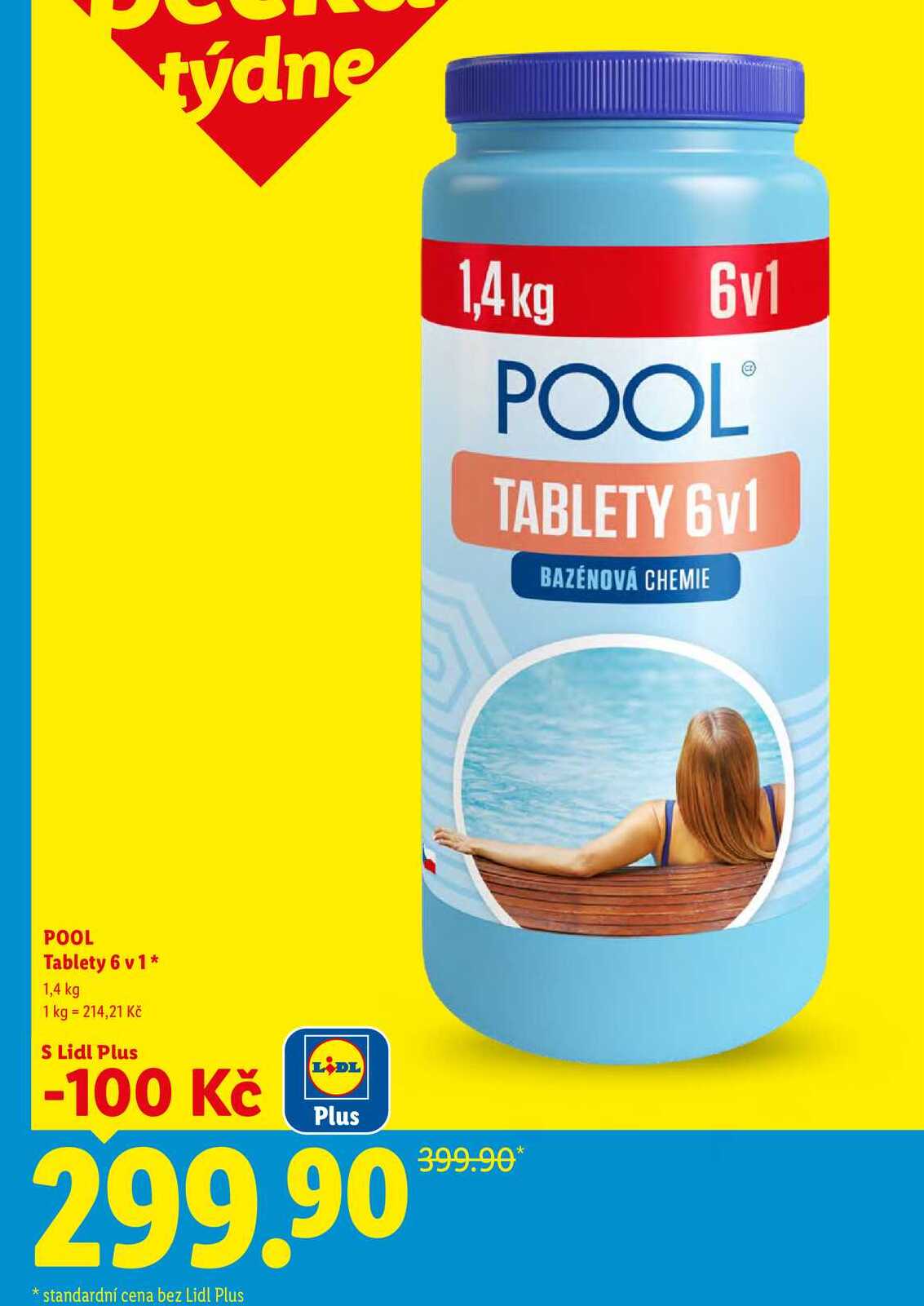 POOL Tablety 6 v1, 1,4 kg