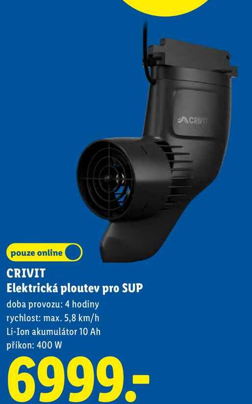 CRIVIT Elektrická ploutev pro SUP