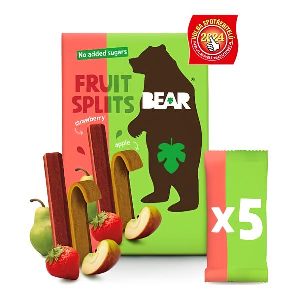 Bear Fruit Splits jahoda a jablko 5x20g