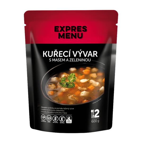 EXPRES MENU Kuřecí vývar se zeleninou, 2 porce