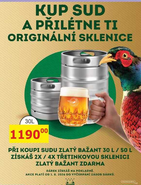 ZLATÝ BAŽANT 30L sud 