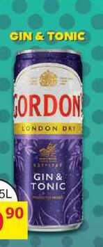 GORDON LONDON GIN & TONIC 0,25l míchaný nápoj plech