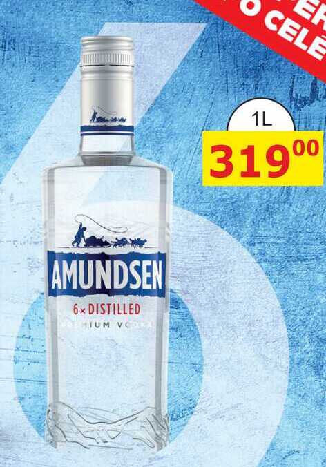 AMUNDSEN 6x DISTILLED VODKA 1L