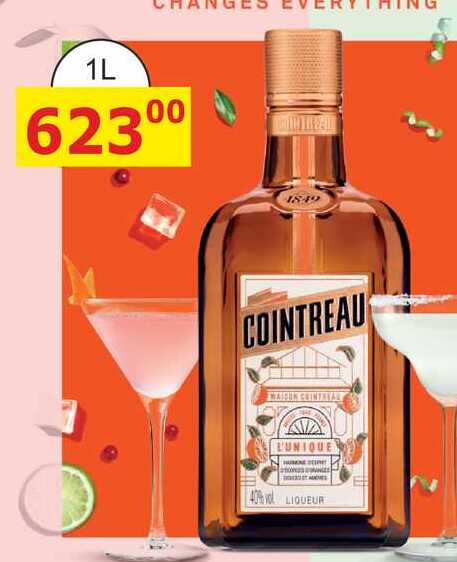COINTREAU L'UNIQUE 40% vol LIQUEUR 1L
