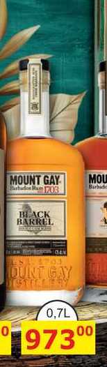 Mount Gay Black Barrel 0,7l 43%