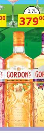 Gordons Mediterranean Orange 37,5% 0,7l
