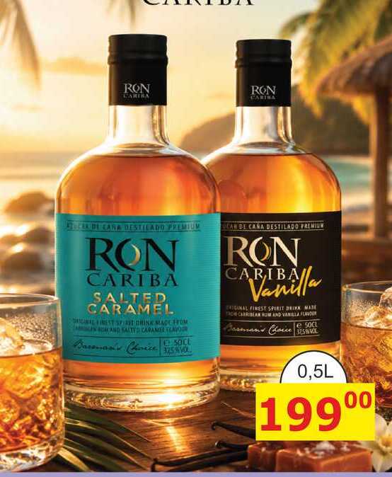 RON CARIBA rum 0,5L 