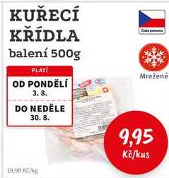KUŘECÍ KŘÍDLA balení 500g