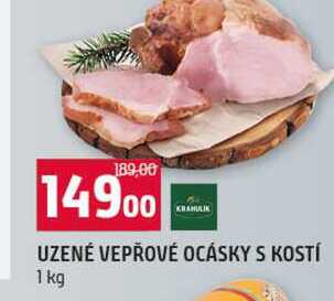 UZENÉ VEPŘOVÉ OCÁSKY S KOSTÍ 1 kg 