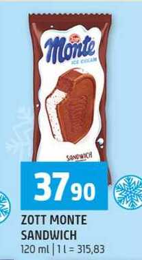 ZOTT MONTE SANDWICH 120 ml