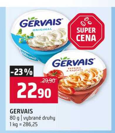 GERVAIS 80 g vybrané druhy 