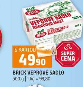 BRICK VEPŘOVÉ SÁDLO 500 g