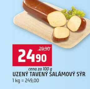 UZENÝ TAVENÝ ŠALÁMOVÝ SÝR 100g
