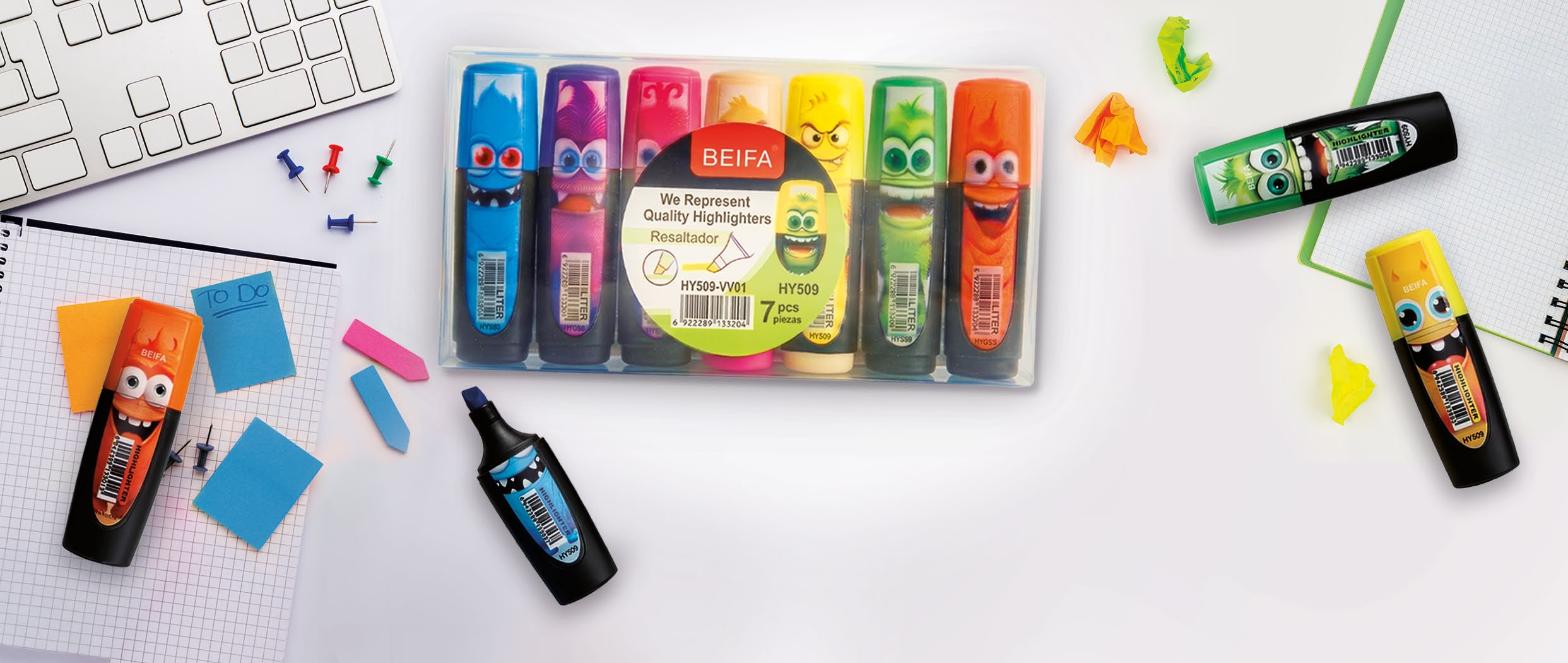 ZVÝRAZŇOVAČE FLUO