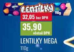 LENTILKY MEGA, 110g