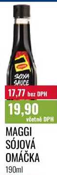 MAGGI SÓJOVÁ OMÁČKA, 190ml