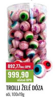 TROLLI ŽELÉ DÓZA, 100x19g 