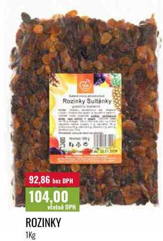 ROZINKY, 1Kg  