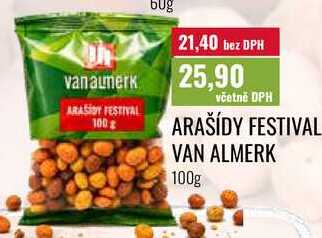 ARAŠÍDY FESTIVAL VAN ALMERK, 100g 