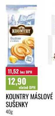 KOUNTRY MÁSLOVÉ SUŠENKY 40g 