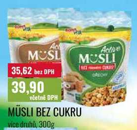 MÜSLI BEZ CUKRU, 300g