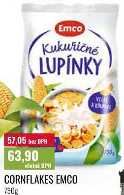 CORNFLAKES EMCO 750g A ch 30