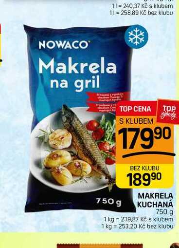 MAKRELA KUCHANÁ 750 g