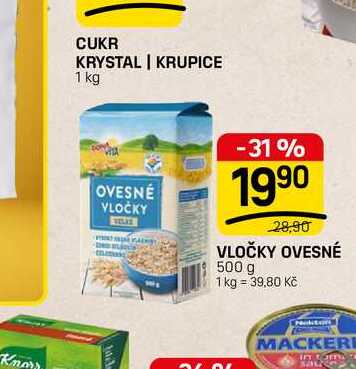 VLOČKY OVESNÉ 500 g
