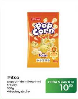 Pitso popcorn do mikrovlnné trouby 100g  