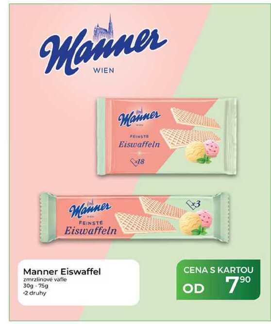 Manner Eiswaffel zmrzlinové vafle 30g 75g 
