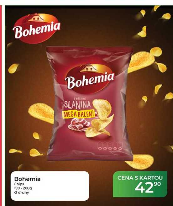 Bohemia Chips 190-200g