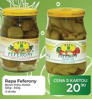 Rapa Feferony Berani Rohy, Kulaté 320g-340g