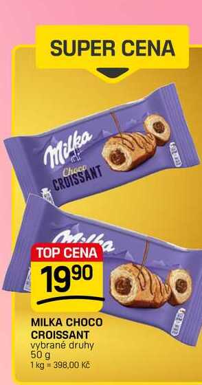 MILKA CHOCO CROISSANT vybrané druhy 50 g