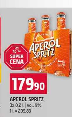 APEROL SPRITZ 3x 0,2l vol. 9%