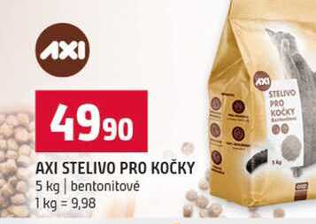 AXI STELIVO PRO KOČKY 5 kg bentonitové